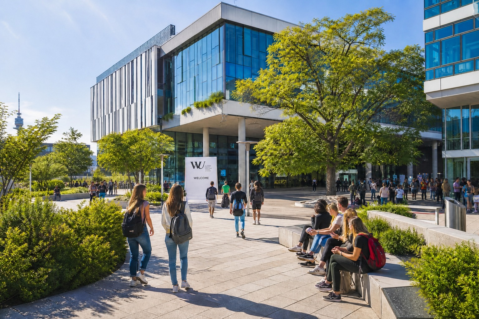 Moderner Universitätscampus